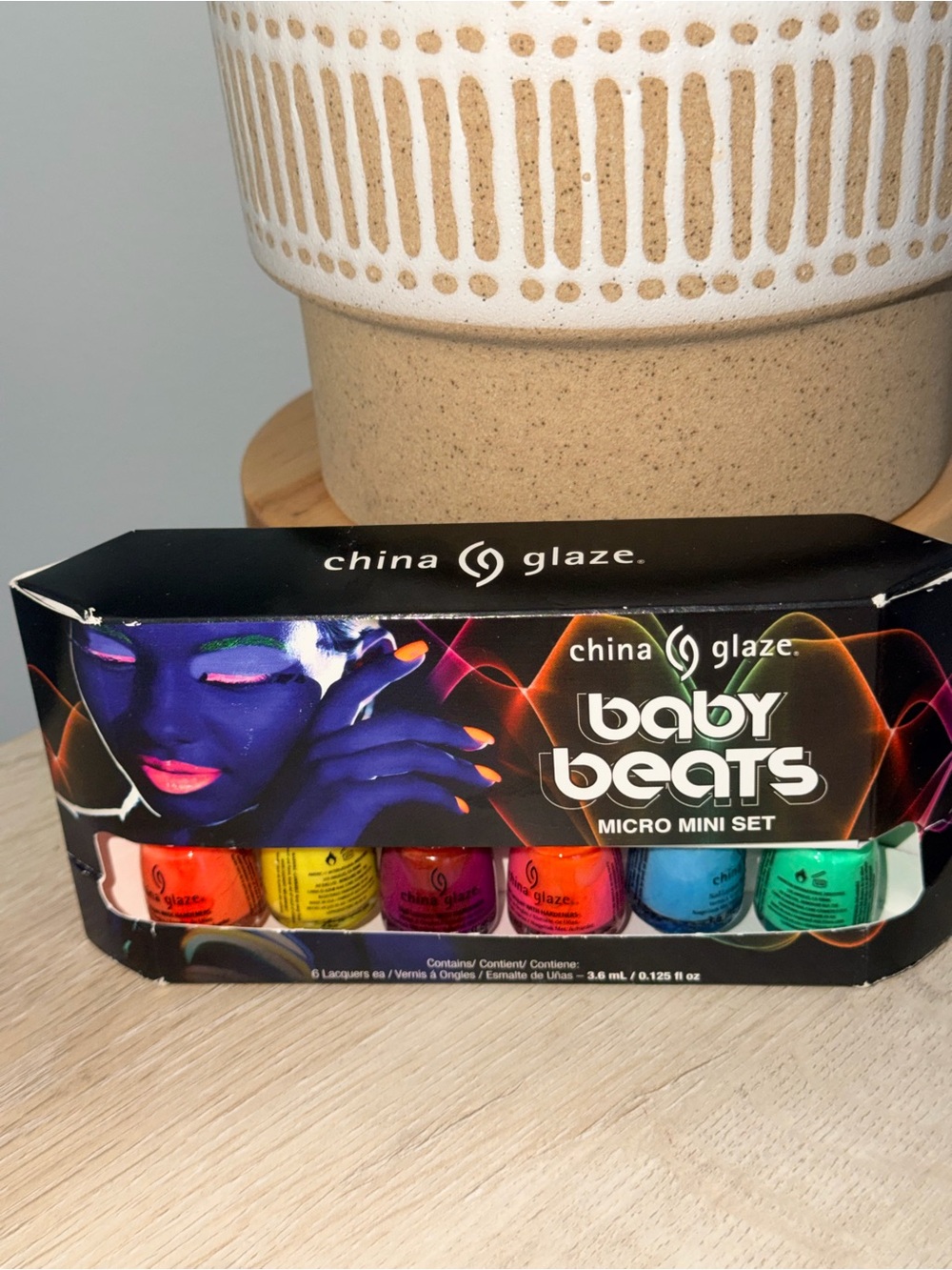 China Glaze Baby Beats Micro Mini Nail Polish Set - Bright Multi-Color